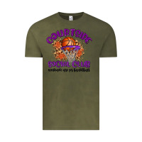 Vintage Olive courtside social club Vintage Tee - MaliasSmallBusiness