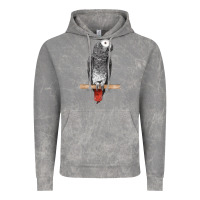 Cloud Rock African Gray Parrot Bird Vintage Hoodie - LillyAllenDesigns