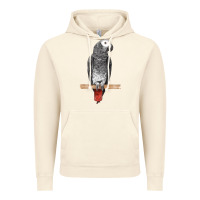 Vintage Artic African Gray Parrot Bird Vintage Hoodie - LillyAllenDesigns