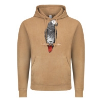 Vintage Camel African Gray Parrot Bird Vintage Hoodie - LillyAllenDesigns