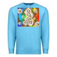 Ocean Blue be you with daisies Premium Sweatshirt - TumblerDesignByShophia