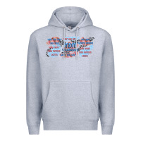 Heather Grey mom vocabulary libbey glass Premium Hoodie - TumblerDesignByShophia