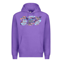 Purple mom vocabulary libbey glass Premium Hoodie - TumblerDesignByShophia