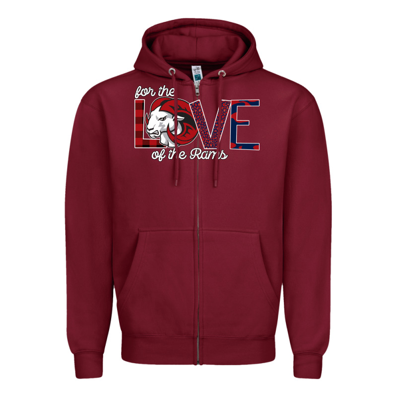 For The Love Of The Rams Zipper Hoodie by Bettercallsaul | Teevron