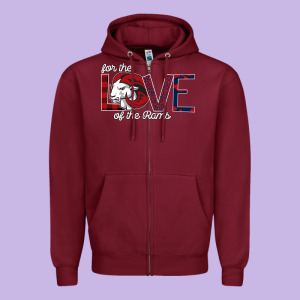 For The Love Of The Rams Zipper Hoodie Designed By Bettercallsaul