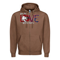 Chestnut For the Love of the Rams Zipper Hoodie - Bettercallsaul