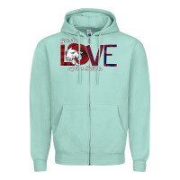 Seafoam For the Love of the Rams Zipper Hoodie - Bettercallsaul