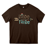 Chocolate Brown bride tribe Heavy Core Tee - CowhideDigitalArt