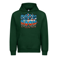 Forest Green Boom boom Mama Mother's Day Urban Hoodie - FaDigitalArtStudio
