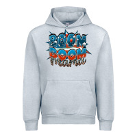 Heather Grey Boom boom Mama Mother's Day Urban Hoodie - FaDigitalArtStudio