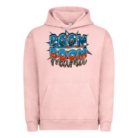 Pigment Salmon Boom boom Mama Mother's Day Urban Hoodie - FaDigitalArtStudio