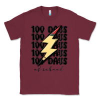 Burgundy 100 days of school Classic Tee - MaliasSmallBusiness