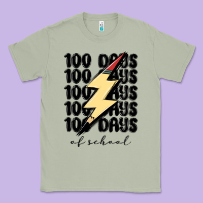 100 Days Of School Classic Tee Designed By Maliassmallbusiness
