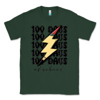Sports Green 100 days of school Classic Tee - MaliasSmallBusiness