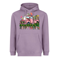 Lavender Happy Easter Day truck Heavyweight Hoodie - HowdyJamesFarm