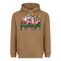 Happy Easter Day Truck Heavyweight Hoodie | Teevron
