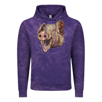 Cloud Purple american yorkshire pig face Vintage Hoodie - LillyAllenDesigns
