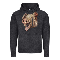 Vintage Black american yorkshire pig face Vintage Hoodie - LillyAllenDesigns