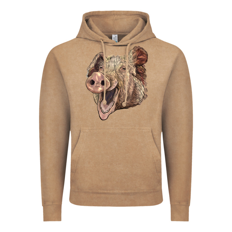 American Yorkshire Pig Face Vintage Hoodie by LillyAllenDesigns | Teevron