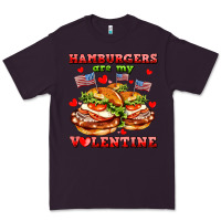 Plum hamburger are my valentine Premium Tee - AdoDesignShop