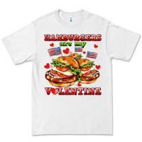 White hamburger are my valentine Premium Tee - AdoDesignShop
