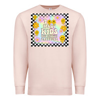 Pale Pink too many kids not enough caffeine Premium Sweatshirt - TumblerDesignByShophia