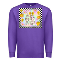 Purple too many kids not enough caffeine Premium Sweatshirt - TumblerDesignByShophia