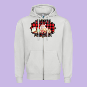 I Put Out For Santa Zipper Hoodie Designed By Bettercallsaul