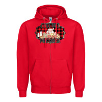 Red I Put Out For Santa Zipper Hoodie - Bettercallsaul