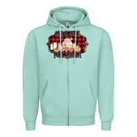Seafoam I Put Out For Santa Zipper Hoodie - Bettercallsaul