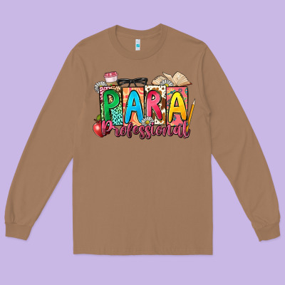 Para Professional Long Sleeve Tee Designed By Nancycooperartshop
