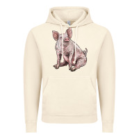 Vintage Artic american yorkshire pig Vintage Hoodie - LillyAllenDesigns