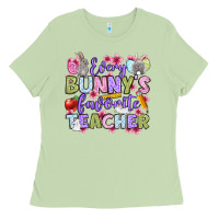 Matcha Easter Day Every bunny's favorite Teacher Ladies Tee - OliviaCreatesArt