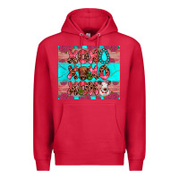 Cardinal xoxo calf heifer Premium Hoodie - JahusDesignShop