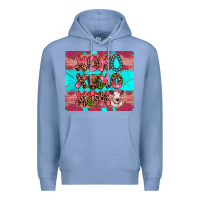 Colony Blue xoxo calf heifer Premium Hoodie - JahusDesignShop