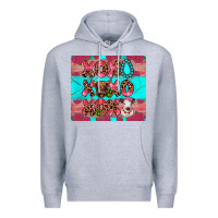 Heather Grey xoxo calf heifer Premium Hoodie - JahusDesignShop