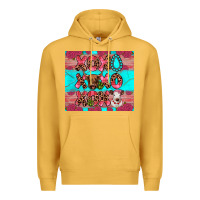 Mustard xoxo calf heifer Premium Hoodie - JahusDesignShop