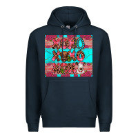 Navy xoxo calf heifer Premium Hoodie - JahusDesignShop