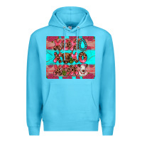 Ocean Blue xoxo calf heifer Premium Hoodie - JahusDesignShop