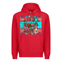 Red xoxo calf heifer Premium Hoodie - JahusDesignShop