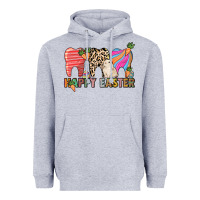Heather Grey Happy Easter Dental Heavyweight Hoodie - HowdyJamesFarm