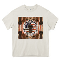 Cream black lives matter Heavy Core Tee - HRA Design Shop