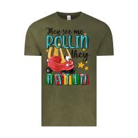 Vintage Olive they see me rollin' they hatin' Vintage Tee - MaliasSmallBusiness
