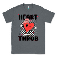 Charcoal Heather heart throb Classic Tee - MaliasSmallBusiness