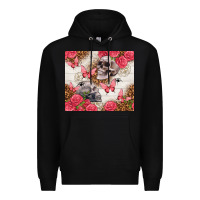 Black skulls and roses tumbler Premium Hoodie - TumblerDesignByShophia