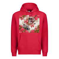 Cardinal skulls and roses tumbler Premium Hoodie - TumblerDesignByShophia