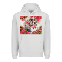 Dove Grey skulls and roses tumbler Premium Hoodie - TumblerDesignByShophia
