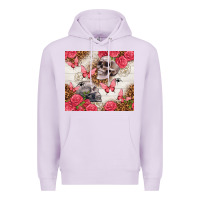 Lilac skulls and roses tumbler Premium Hoodie - TumblerDesignByShophia
