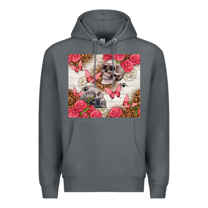Skulls And Roses Tumbler Premium Hoodie by TumblerDesignByShophia | Teevron