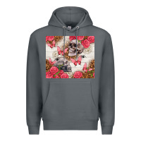 Rock skulls and roses tumbler Premium Hoodie - TumblerDesignByShophia